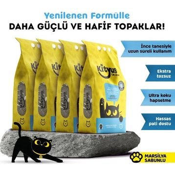 Kityus Marsilya Sabunlu 4x5 lt Kedi Kumu