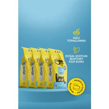 Kityus Marsilya Sabunlu 4x5 lt Kedi Kumu