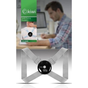Kiwi Kfm-8620 Titreşim Uyarılı Görünmez Tasarım Usb Şarjlı Akıllı Duruş Düzeltici Korse