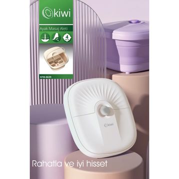 Kiwi KFM-8639 Beyaz Ayak Masaj Aleti