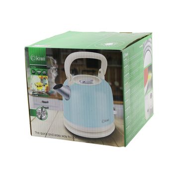 Kiwi KK-3340B 2.2 lt Mavi Paslanmaz Çelik Retro Su Isıtıcı
