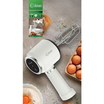 Kiwi KMX-3612 Beyaz Şarjlı El Mikseri