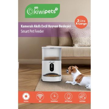Kiwi KPF-10565 Kameralı Evcil Hayvan Besleyici