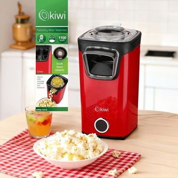 Kiwi KPM-7412 Kırmızı Patlamış Mısır Makinesi
