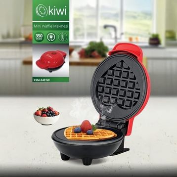 Kiwi KSM-2401W Mini Kalp Waffle Makinesi