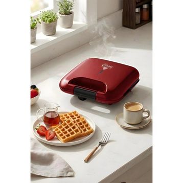 Kiwi KSM-2405W Kırmızı Waffle Makinesi