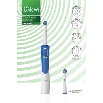 Kiwi KTB-6021 Döner Başlıklı Otomatik Diş Fırçası