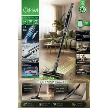 Kiwi KVC-4011 BLDC Şarjlı Dikey Süpürge