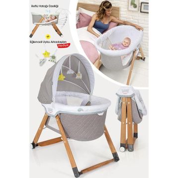 Kiwi KW-2001 Vizon Sleeper Anne Yanı Reflü Ayarlı Park Beşik