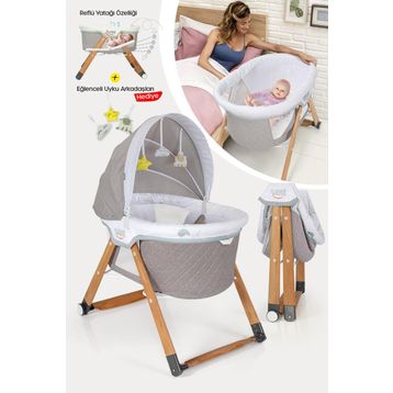 Kiwi KW-2001 Vizon Sleeper Anne Yanı Reflü Ayarlı Park Beşik