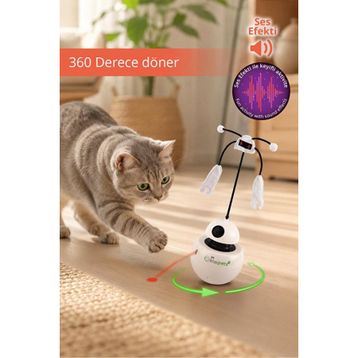 Kiwi Pets KPT-10640 3'ü 1 Arada Kedi Robot Aktivite Oyuncağı