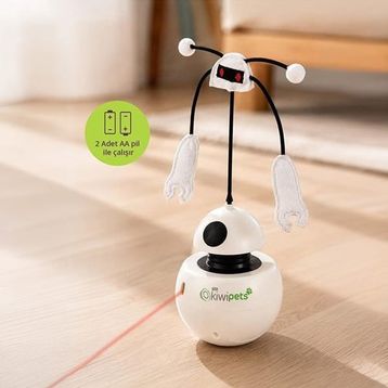 Kiwi Pets KPT-10640 3'ü 1 Arada Kedi Robot Aktivite Oyuncağı