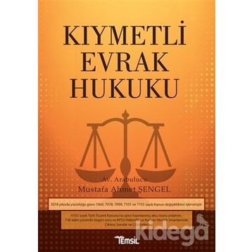 Kıymetli Evrak Hukuku - Mustafa Ahmet Şengel