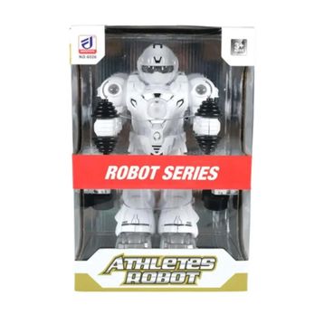 Kızılkaya Oyuncak 26 cm Işıklı Sporcu Atletik Robot
