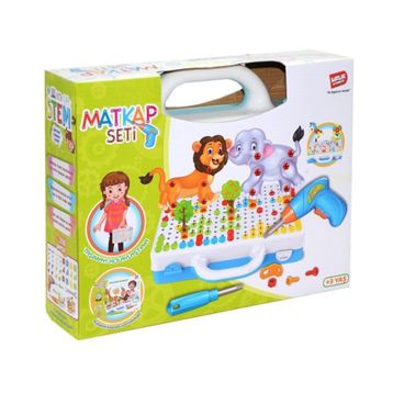 Kızılkaya Oyuncak 3D Eğitici Matkap Seti