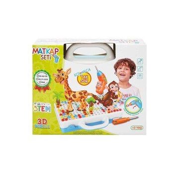 Kızılkaya Oyuncak 3D Eğitici Matkap Seti