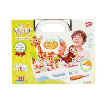 Kızılkaya Oyuncak 3D Eğitici Matkap Seti