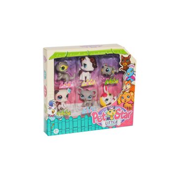 Kızılkaya Oyuncak KZL-3046A3 6'lı Miniş Pet Star Seti
