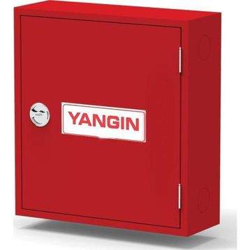 KKD AVM Tse'li Sıva Üstü Alperen Standart 1 Tek Kapaklı Saç Kapak 30 mt Hortumlu 0.90 mm Yangın Dolabı