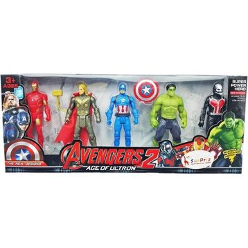 Kkd Yenilmezler Oyuncak 5 Adet Thor Kaptan Amerika Ironman Hulk Ultron Figür