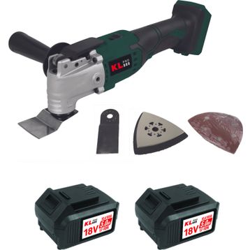 Kl Pro KLMT18B-50 18 V 5.0 Ah Raspalama Kömürsüz Çift Akülü Şarjlı Çok Amaçlı Makine