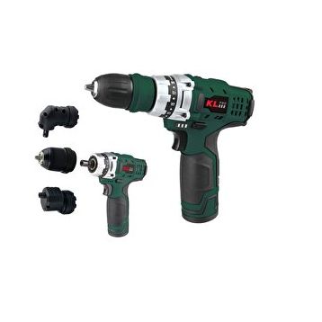 Kl Pro KLNM1020S 10.8 V/2.0 Ah Li-İon Çift Akülü Pro Vidalama Makinesi