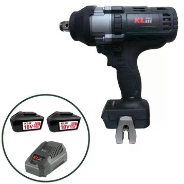 Kl Pro KLSS18BHX-80 3/4 inç 18 V 8 Ah 800 NM 3/4 inç Kömürsüz Şarjlı Darbeli Somun Sıkma Sökme Makinesi