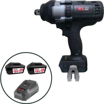 Kl Pro KLSS18BHX-80 3/4 inç 18 V 8 Ah 800 NM 3/4 inç Kömürsüz Şarjlı Darbeli Somun Sıkma Sökme Makinesi