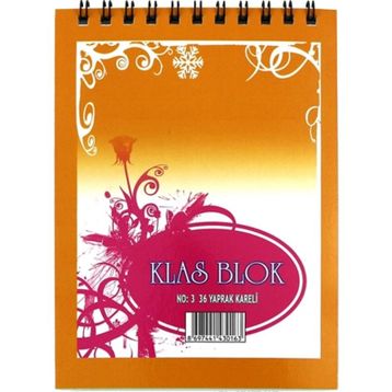 Klas 36 Yaprak No.3 Bloknot