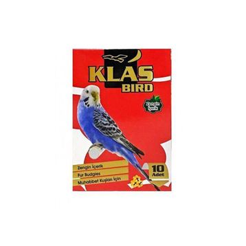 Klas Bird 10'lu Ballı Muhabbet Kuşu Krakeri