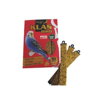 Klas Bird 10'lu Ballı Muhabbet Kuşu Krakeri