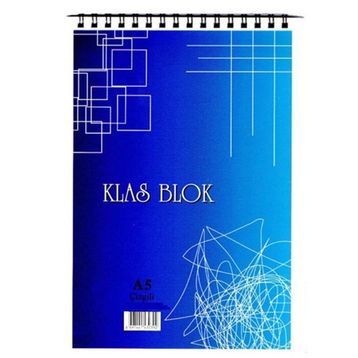Klas Spiralli Office Book Çizgili 100 Yaprak A5 Bloknot