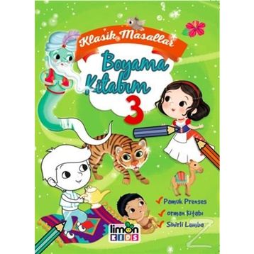 Klasik Masallar Boyama Kitabım 3 - Kolektif