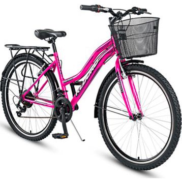 Kldoro KD-126 Pembe Bagajlı 26 Jant Bisiklet 21 Vites Dağ Bisikleti