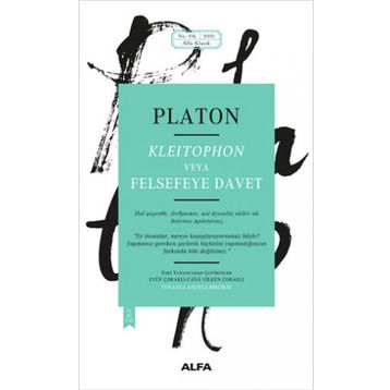 Kleitophon veya Felsefeye Davet - Platon