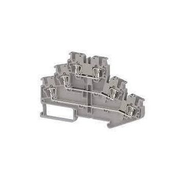 Klemsan 311549 SRD 2.5_3F Gri Yaylı 2.5 mm Üç Katlı Klemens