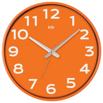 Klik Simplex 38 cm Turuncu Duvar Saati