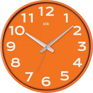 Klik Simplex 38 cm Turuncu Duvar Saati
