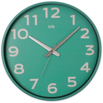 Klik Simplex 38 cm Yeşil Duvar Saati