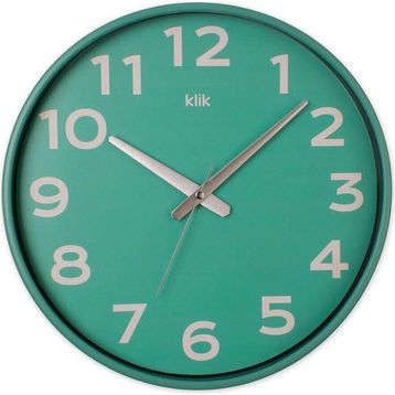 Klik Simplex 38 cm Yeşil Duvar Saati