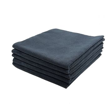 KLIN Zero Finish HD Mikrofiber 5'li Gri 40x40 cm Lazer Kesim Çok Amaçlı Silme Bez