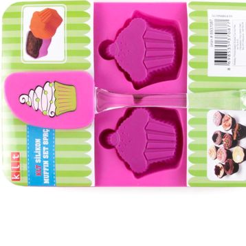 KLT 8 Parça Silikon Muffin Seti