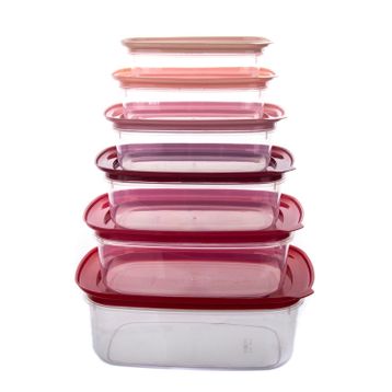 KLT Nest Kırmızı 12 Parça Saklama Set