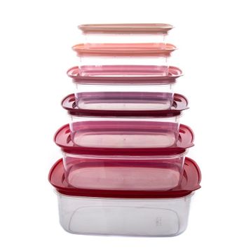 KLT Nest Kırmızı 12 Parça Saklama Set