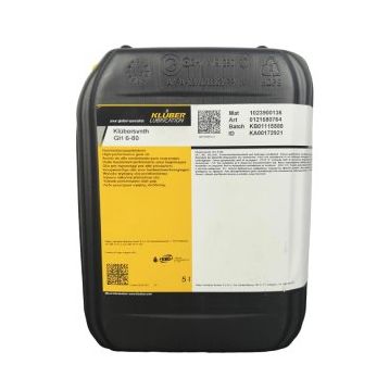 Klübersynth GH 6-80 - 20 lt Sentetik Dişli Yağı