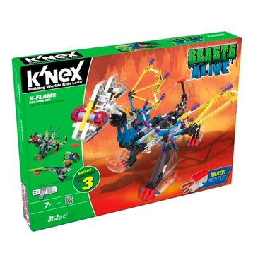 K'Nex NEC34692 X-Flame Yapım Seti (Motorlu) Beasts Alive