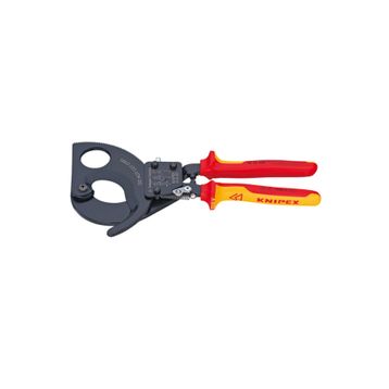 Knipex 95 36 280 mm Cırcır Mekanizmalı Kablo Kesme Makası