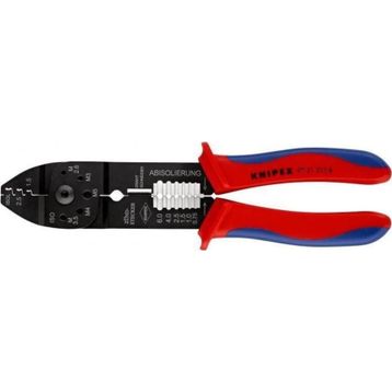 Knipex 9721215B 215 mm Pabuç Sıkma ve Kablo Sıyırma Pensesi