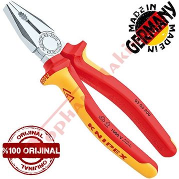 Knipex Kombine Pense Sos İzole 0306 (200 mm)