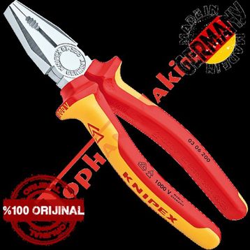 Knipex Kombine Pense Sos İzole 0306 (200 mm)